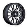 15" MSA Offroad Wheels M51 Thunderlips Gloss Black Machined 15x7 5x4.5 10mm Rim