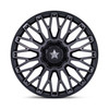 24" MSA Offroad Wheels M50 Clubber Matte Black DDT 24x7 Wheel 4x137 4x156 0mm