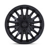 Set 4 24" MSA Offroad Wheels M49 Creed Matte Black 24x7 Wheels 4x156 0mm Rims