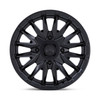 Set 4 24" MSA Offroad Wheels M49 Creed Matte Black 24x7 Wheels 4x156 0mm Rims