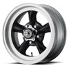 American Racing VN105 Torq Thrust D 15x8.5 5x4.75 Black Machined Wheel 15" -25mm