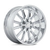 20" US Mag 1PC UC145 Rambler 6 Chrome Plated 20x9.5 Wheel 6x5.5 01mm Rim