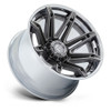 Set 4 Fuel FC403 Burn 22x12 6x5.5 Platinum Chrome Lip 22" -44mm Lifted Wheels