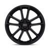 Rotiform  R194 Btl 21x10.5 5x4.5 Matte Black Cap Inside Spoke Wheel 21" 45