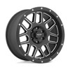 Set 4 17" Pro Comp PA40 Vertigo Satin Black Milled 17x9 Wheels 6x135 -6mm Rims