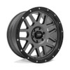 17" Pro Comp PA40 Vertigo Dark Gray With Black Lip 17x9 5x5 -6mm Lifted Wheel