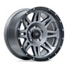 Set 4 17" Pro Comp PA5 Torq Graphite With Black Lip 17x8 Wheels 6x5.5 0mm Rims