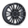 Set 4 26" Performance Replicas PR223 Gloss Black Milled 26x10 Wheels 6x5.5 28mm