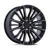 24" Performance Replicas PR223 Gloss Black Milled 24x10 Wheel 6x5.5 28mm Rim