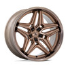 Asanti Black ABL-46 Duke 22x10.5 5x115 Platinum Bronze Wheel 22" 18mm Rim