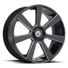 Asanti Black ABL-15 Apollo 22x9 5x120 Satin Black Milled Wheel 22" 35mm Rim