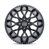 Black Rhino Grimlock 20x9.5 8x180 Gloss Black & Milled Wheel 20" 12mm Rim