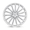 OHM Proton 19x8.5 5x4.5 Silver W/ Mirror Face Wheel 19" 30mm Rim