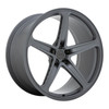 Set 4 OHM Amp 21x10 5x120 Matte Gunmetal Wheels 21" 30mm Rims