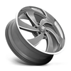 Set 4 US Mag U133 Desperado 22x9 6x5.5 Anthracite Milled Milled 22" Wheels 25mm