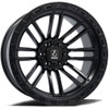 Set 4 22" Axe Wheels Icarus Satin Black 22x10 6x135 6x5.5 -19mm Lifted Rims