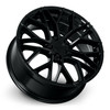 18" Katana Wheels KR01 Glossy Black 18x8 Wheel 5x100 40mm Rim