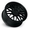 18" Katana Wheels KR06 Matte Black 18x8 Wheel 5x100 40mm Rim