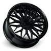 17" Katana Wheels KR05 17x7.5 5x100 5x4.5 40mm Wheel Glossy Black Racing Rim