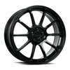 17" Katana Wheels KR07 Glossy Black 17x7.5 Wheel 5x4.5 40mm Rim