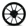 17" Katana Wheels KR07 Glossy Black 17x7.5 Wheel 5x4.5 40mm Rim