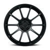 17" Katana Wheels KR07 17x7.5 5x4.5 40mm Wheel Matte Black Racing Rim