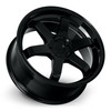 17" Katana Wheels KR08 17x7.5 5x100 40mm Glossy Black Racing Rim