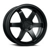 17" Katana Wheels KR08 Matte Black 17x7.5 Wheel 5x4.5 40mm Rim