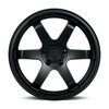 17" Katana Wheels KR08 Matte Black 17x7.5 Wheel 5x4.5 40mm Rim
