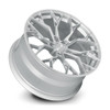 20" Dolce Performance Aria 20x10 5x112 40mm Wheel Gloss Silver Machined Face Rim