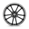 Asanti Black ABL-23 Sigma 22x10.5 5x112 Gloss Black Chrome Lip Wheel 22" 35mm