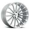 OHM Proton 22x10.5 5x120 Silver W/ Mirror Face Wheel 22" 40mm Rim