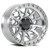 Set 4 17" Lock Offroad Lunatic Machine Clear Coat 17x9 Wheels 6x5.5 1mm Rims