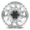 Set 4 17" Lock Offroad Lunatic Machine Clear Coat 17x9 Wheels 6x5.5 1mm Rims