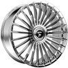 24" Fittipaldi FS370MC Mirror Coat 24x10 Wheel 6x135 6x5.5 30mm w Floating Cap