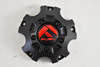 Fuel 1002-33MBQ Matte Black Red Logo Wheel Center Cap 5 Inch