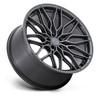 22" Niche 1PC NC277 Calabria 5 Matte Gunmetal 22x9 Wheel 5x120 27mm Rim