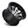 22" Fuel 2PC D246 Assault 22x12 6x135 6x5.5 Chrome Plated Black Wheel -44mm