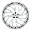 24" Asanti Forged AF862 24x9 Brushed 5x4.75 Wheel -2mm Rim