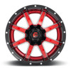 Fuel 2PC D250 Maverick 20x10 8x180 Gloss Red Wheel 20" -19mm Rim
