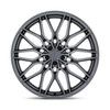 20" Niche 1PC NC277 Calabria 5 Matte Gunmetal 20x9 Wheel 5x120 27mm Rim