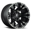 Fuel  D569 Vapor 17x9 5x4.5 5x5.0 Matte Black Double Dark Tint Wheel 17" 1mm