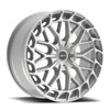 16" Motiv 442S Breach Gloss Silver 16x7.5 Wheel 5x100 5x4.5 Rim 40mm 5 Lug