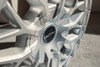 20" Motiv 442S Breach Gloss Silver 20x8.5 Wheel 5x4.5 5x120 Rim 40mm 5 Lug