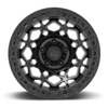 Fuel 1PC D120 Unit Beadlock 17x9 6x5.5 Blackout Wheel 17" -15mm Rim