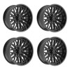 Set 4 20" Gear Off Road 775B Surge Gloss Black 20x10 Wheel 5x5 5x5.5 Rim -19mm