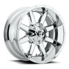 Fuel 1PC D536 Maverick 17x9 8x6.5 Chrome Plated Wheel 17" 1mm Rim