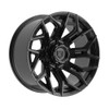 20" Gear Off Road 776B Flair Gloss Black 20x9 Wheel 8x170 Rim 18mm For Ford