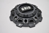 Genuine Grid Offroad GD-8-CAP gunmetal replacement wheel center cap with an 8.5-inch diameter. Fits select Grid Offroad GD Series 8-lug wheels including GD1 through GD13.