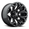 18" Fuel D576 Assault 18x9 5x4.5 5x5 1mm Gloss Black Milled Wheel Truck Rim
